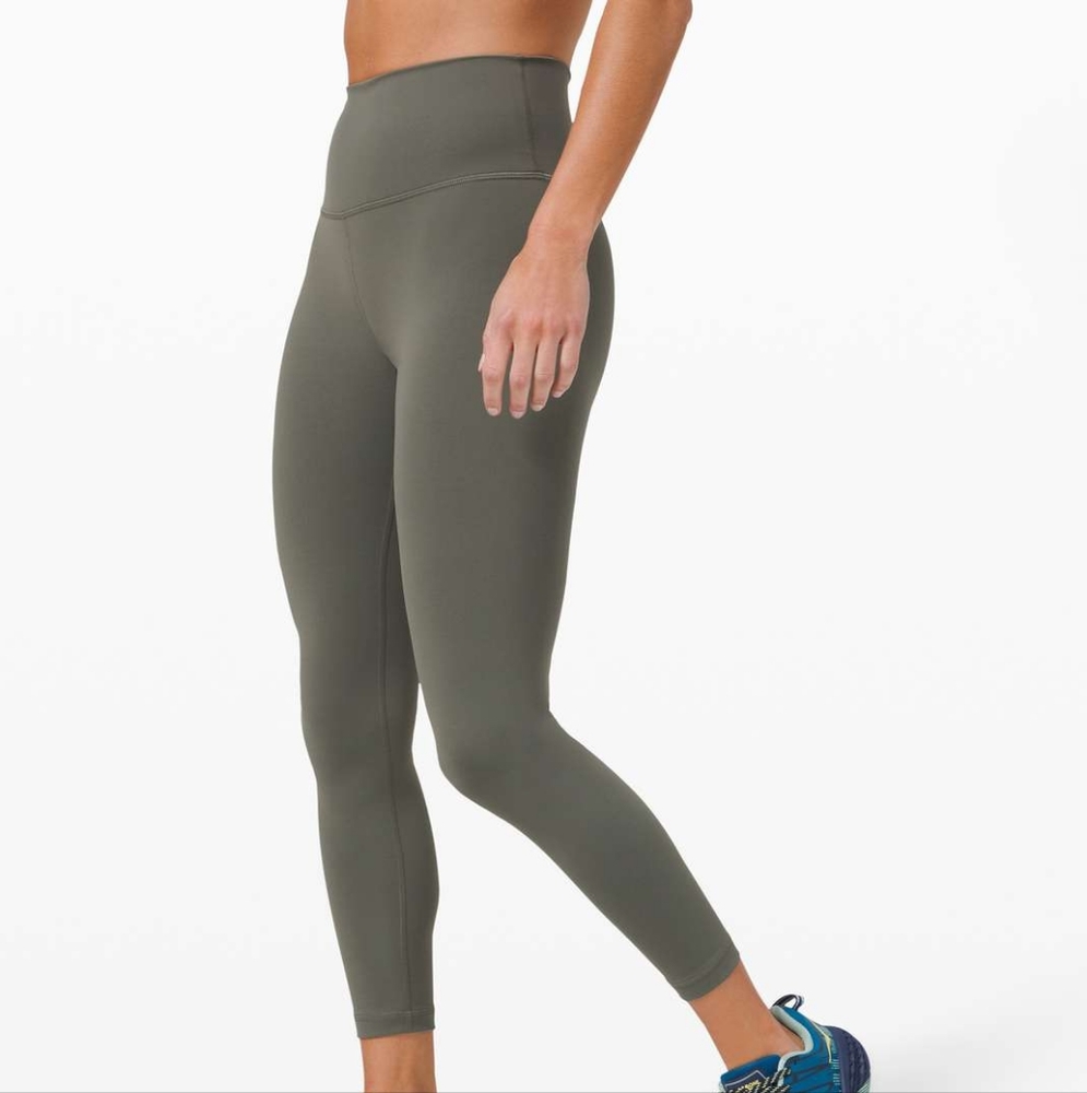 Lululemon Wunder Train High-Rise Tight 25" Grey Sage